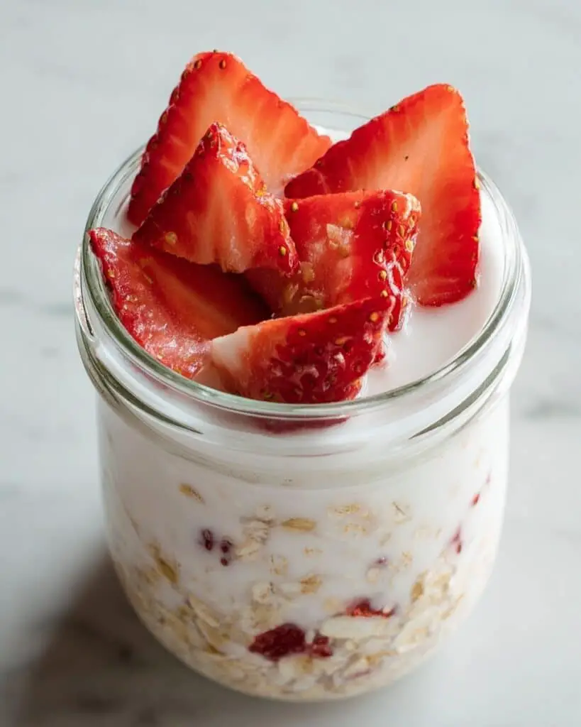 Strawberry Overnight Oats Recipe