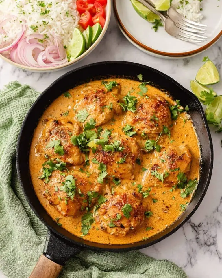 Creamy Chicken Korma with Yogurt, Almond Flour, and Warm Spices Recipe