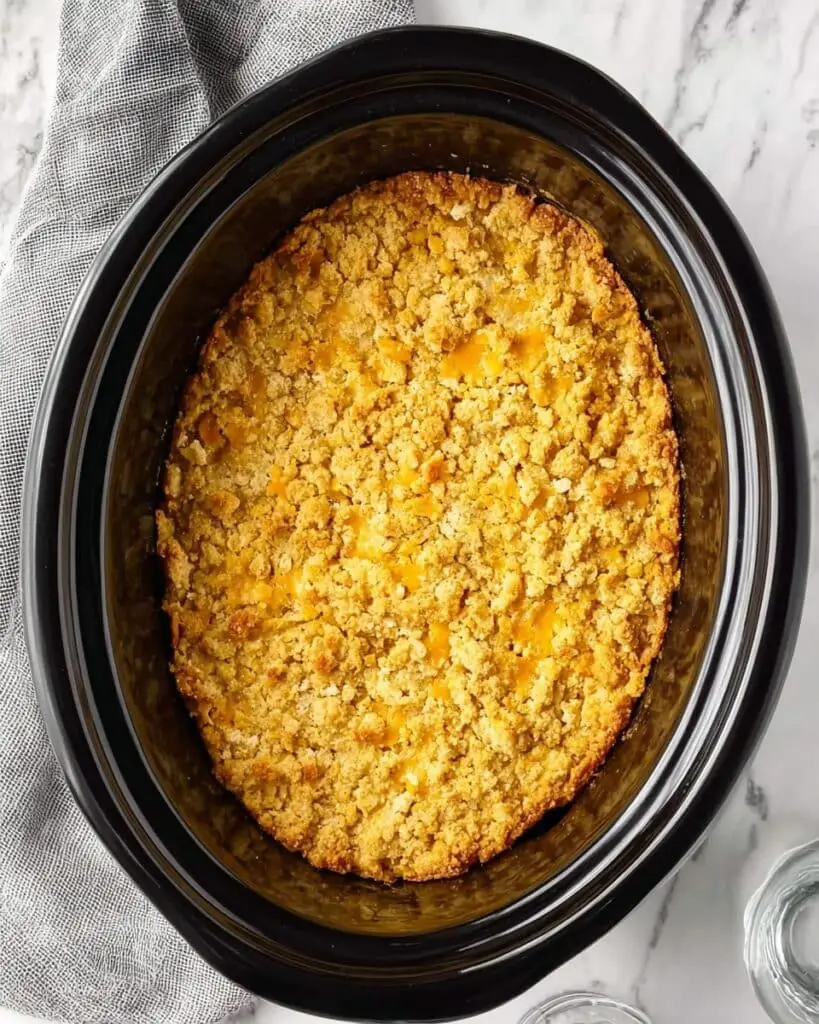 Slow Cooker Corn Pudding Recipe