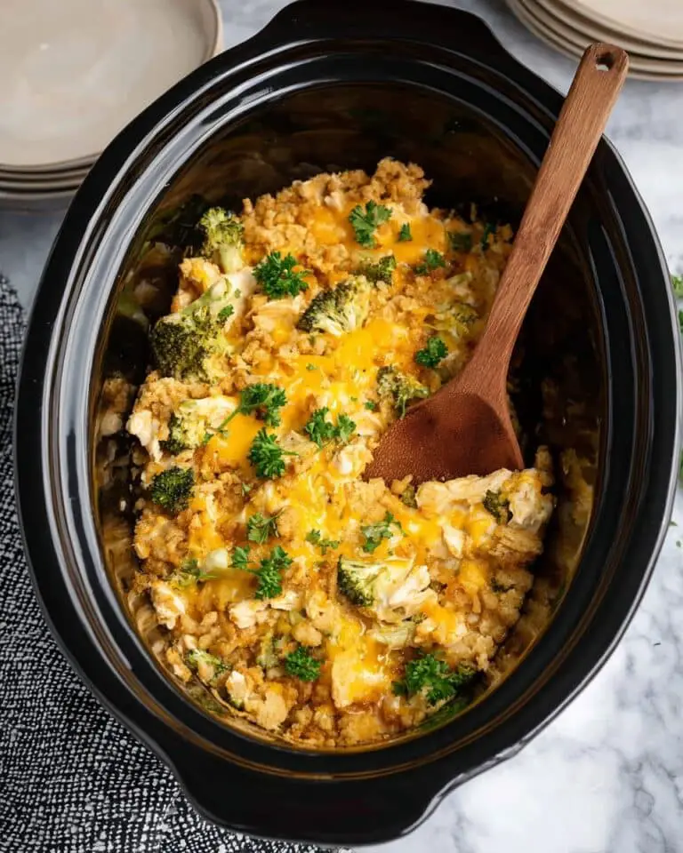 Slow Cooker Chicken, Broccoli, and Rice Recipe