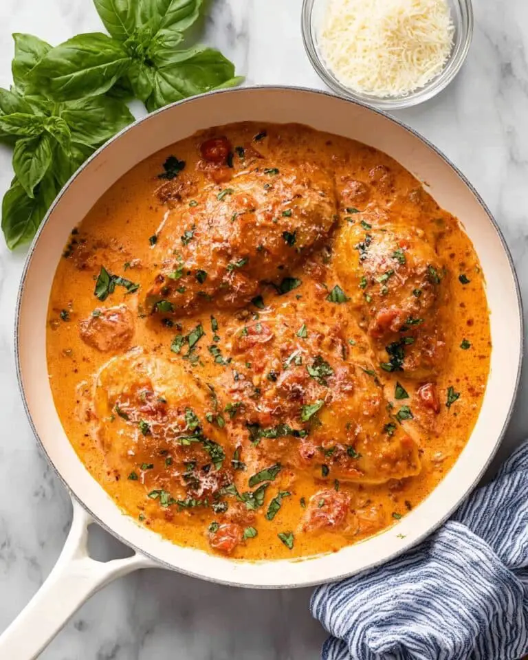 Creamy Tomato Basil Chicken Breasts Recipe