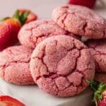 Vegan Strawberry Sugar Cookies Recipe
