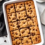 Oatmeal Chocolate Chip Cookie Bars Recipe