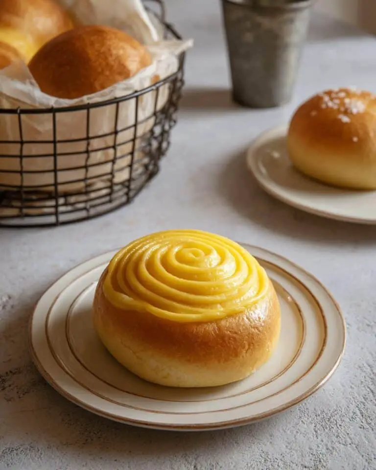Baked Custard Bun (Cream Pan) Recipe