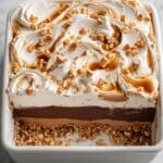 No-Bake Peanut Butter Chocolate Pretzel Pie Recipe