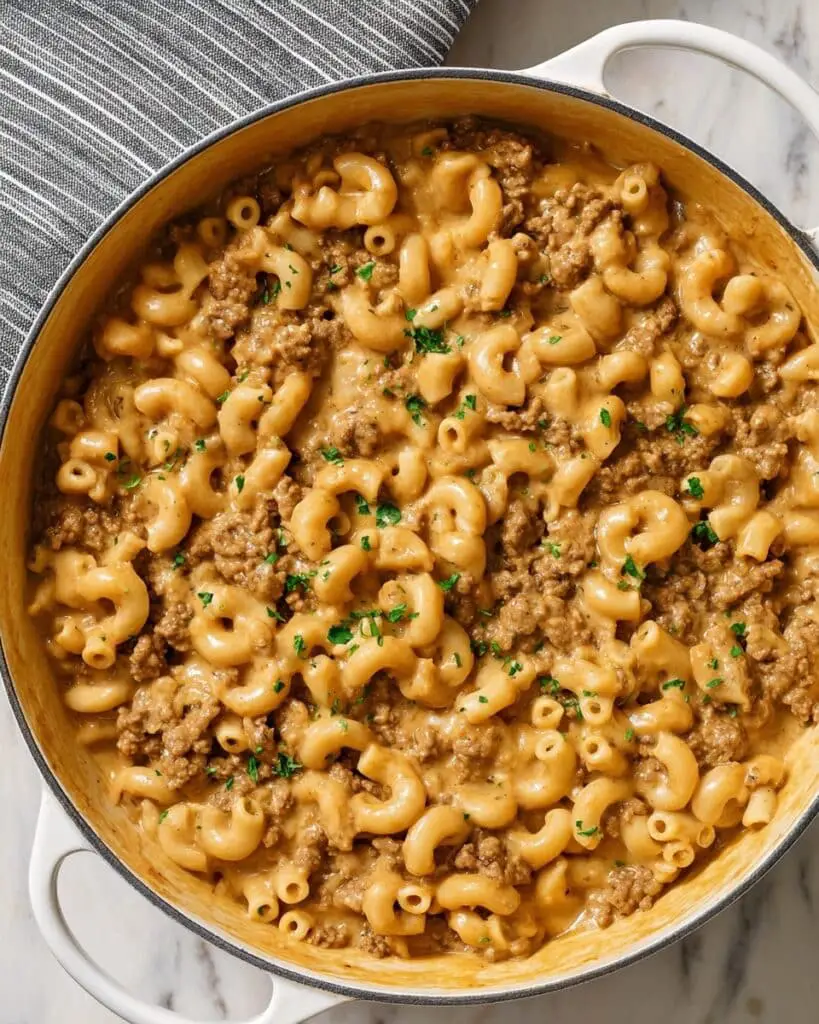 Super Nostalgic Dairy-Free Hamburger Helper (Gluten-Free) Recipe