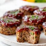 BBQ Meatloaf Muffins with Beef and Quinoa Recipe