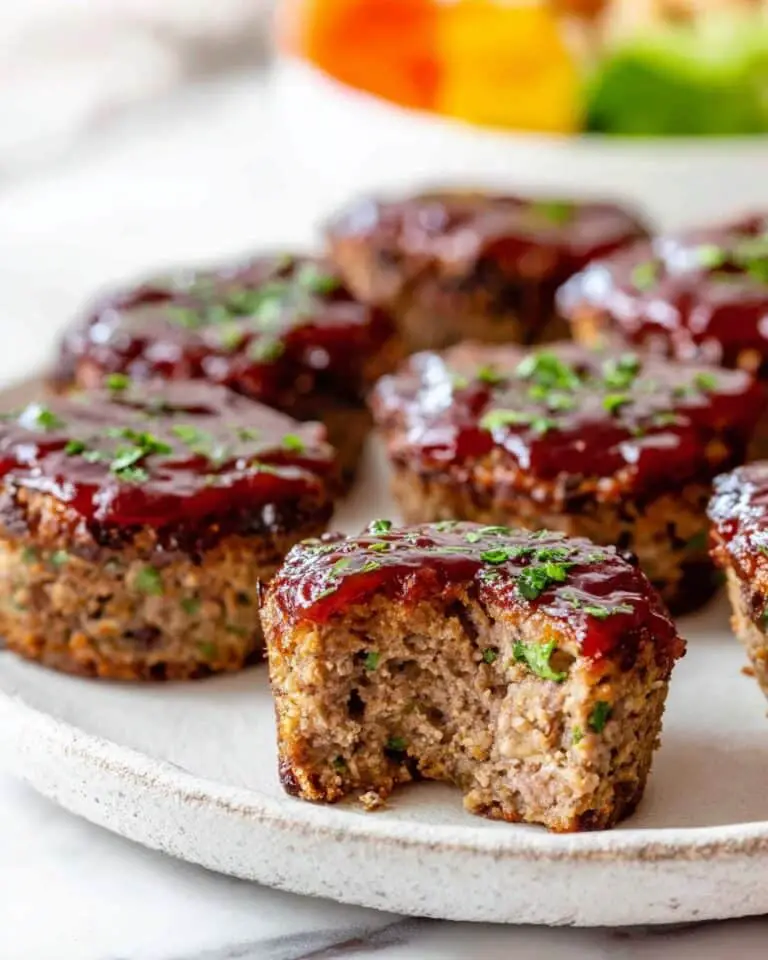 BBQ Meatloaf Muffins with Beef and Quinoa Recipe