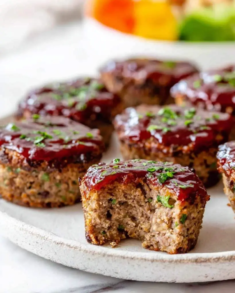 BBQ Meatloaf Muffins with Beef and Quinoa Recipe