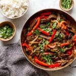 One Pan Thai Basil Beef Recipe