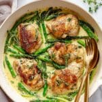 Creamy Chicken and Asparagus Skillet Bake Recipe