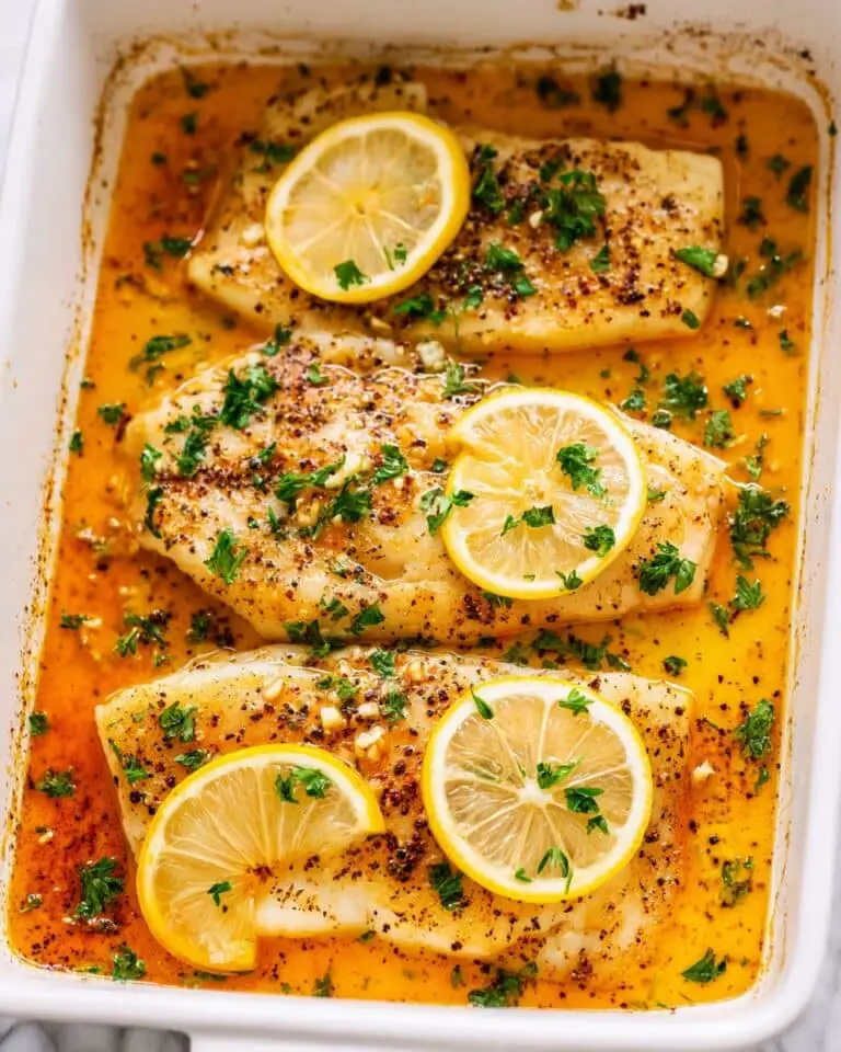 Garlic Butter Baked Tilapia Recipe