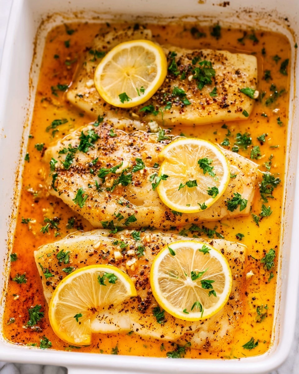 Garlic Butter Baked Tilapia Recipe
