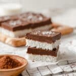 No Bake Coconut Fudge Bars Recipe