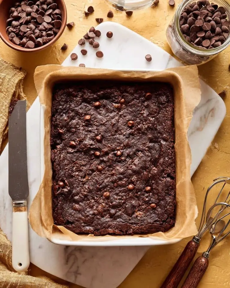 Double Fudge Chickpea Brownies Recipe