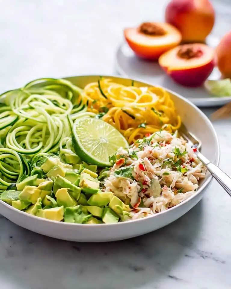 Asian Crab and Avocado Cucumber Salad Recipe