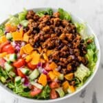 Loaded Veggie Burger Salad Recipe