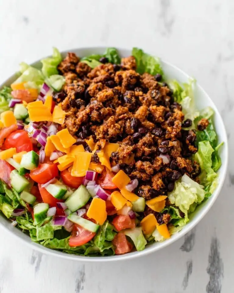 Loaded Veggie Burger Salad Recipe