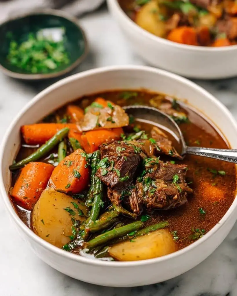 Crockpot Vegetable and Beef Soup Recipe