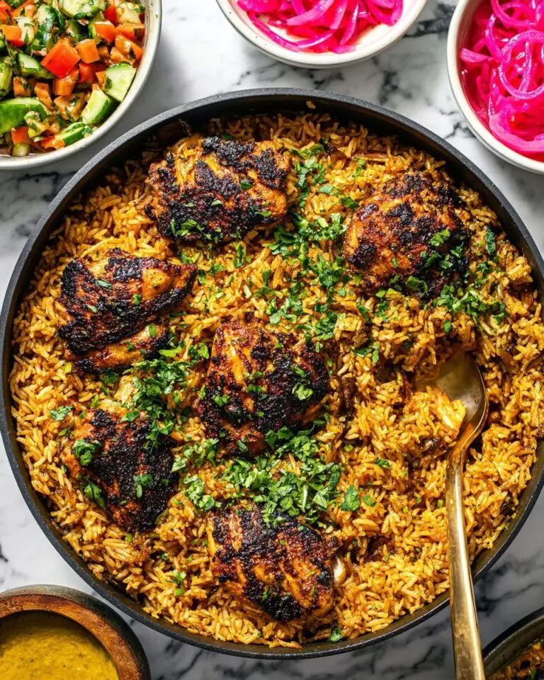 One Pan Shawarma Chicken & Rice Recipe