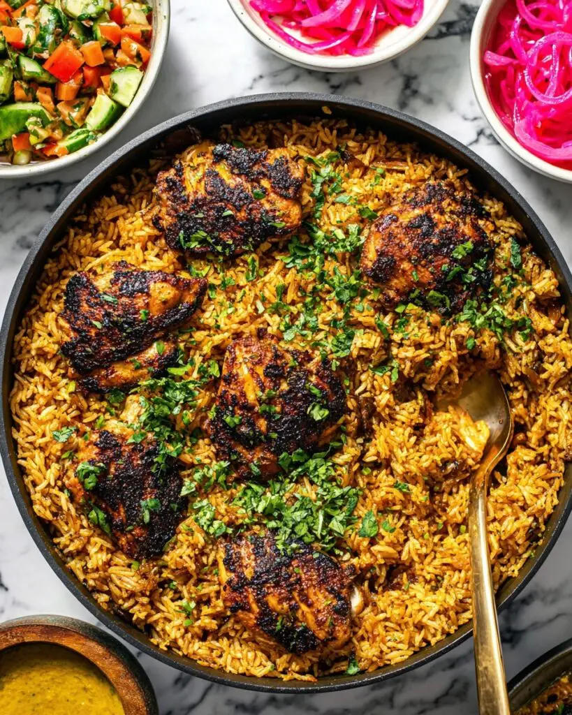 One Pan Shawarma Chicken & Rice Recipe