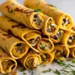 Creamy Black Bean Taquitos Recipe