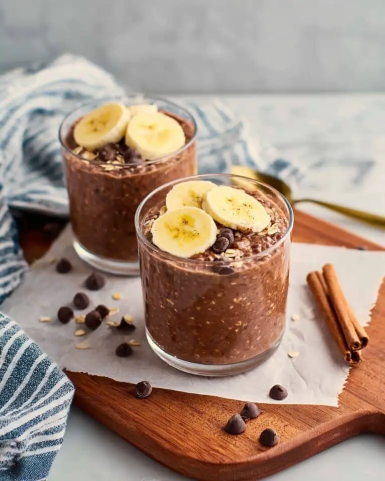 Banana Chocolate Overnight Oats Recipe