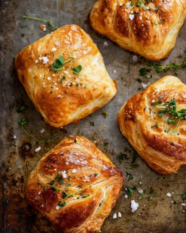 Chicken Wellington with Dijon Cream Sauce Recipe