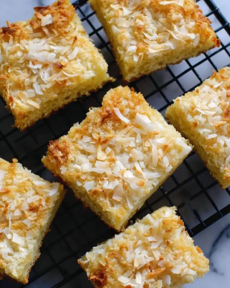 Easy Coconut Pineapple Squares Recipe