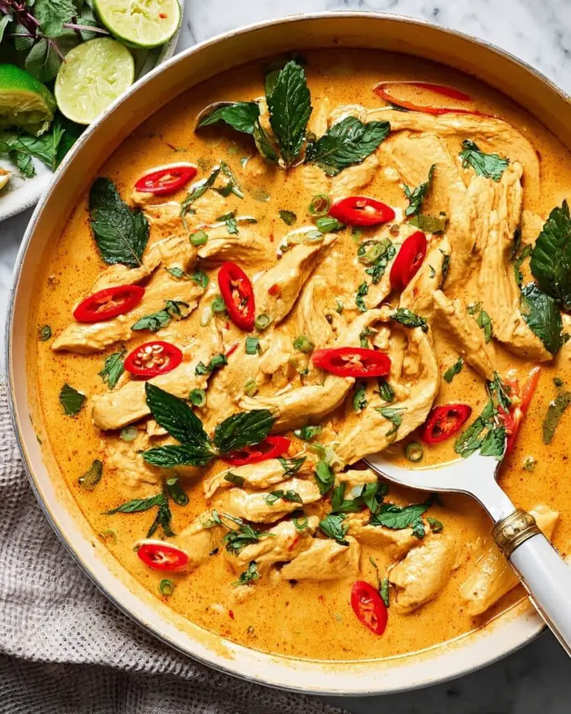 Poached Red Curry Chicken Thighs (Hands-Free & Tender!) Recipe