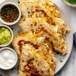 Rotisserie Chicken Tacos with Charred Tomatillo Salsa and Crispy Flour Tortillas Recipe