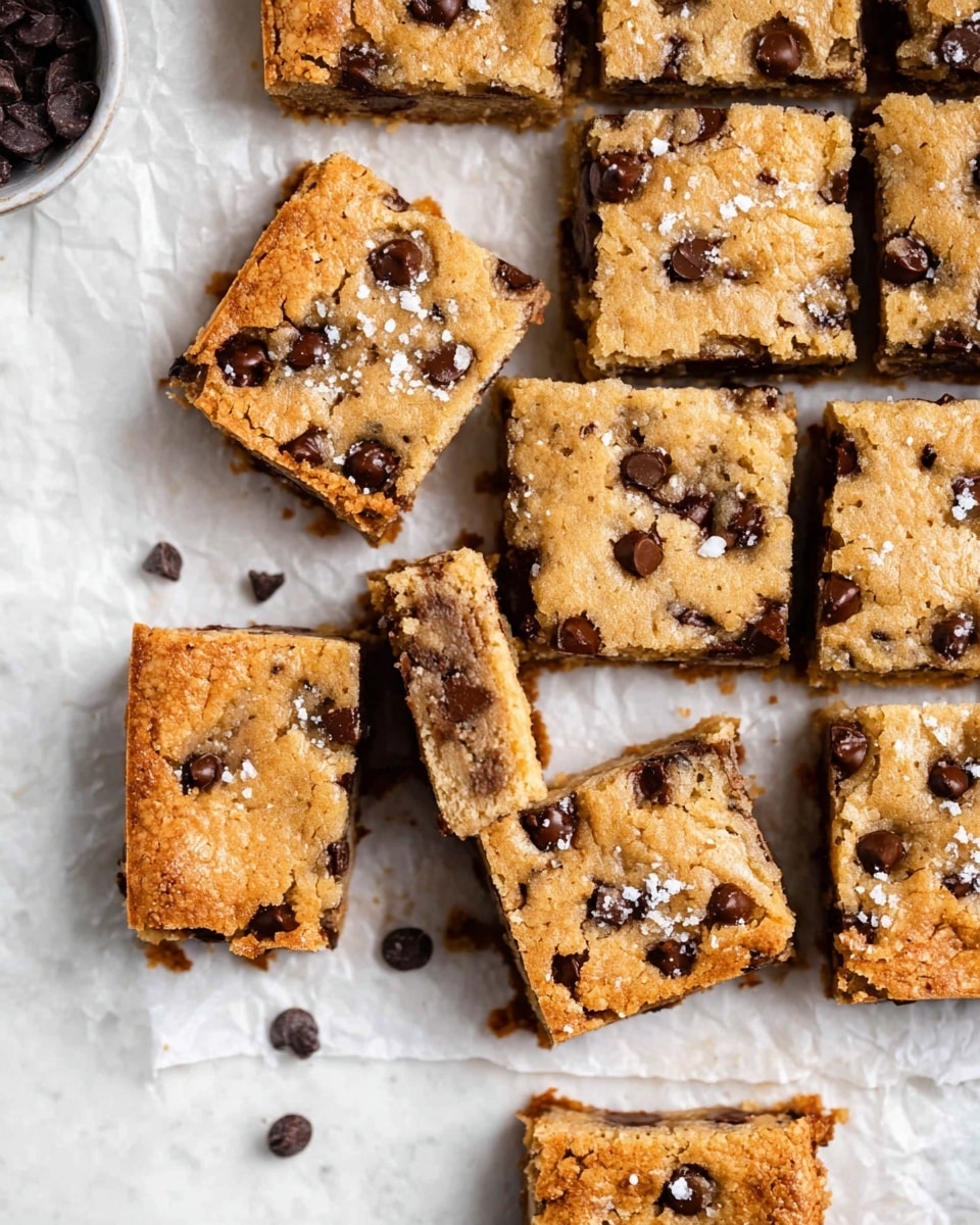 Vegan Chocolate Chip Blondies Recipe