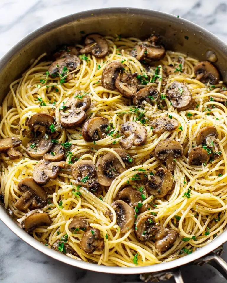 Vegan Miso Mushroom Pasta Recipe