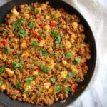 Skillet Taco Cauliflower Rice Recipe