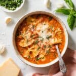 Easy Creamy Lasagna Soup Recipe