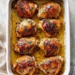 Honey Mustard Baked Chicken Thighs Recipe