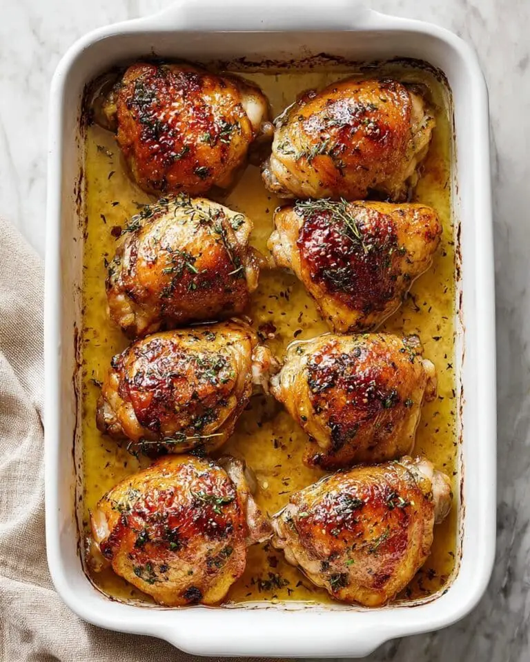 Honey Mustard Baked Chicken Thighs Recipe