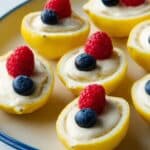 Lemon Posset with Fresh Berries and Mint Recipe