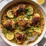 One Pan Lemon Chicken and Couscous Recipe