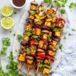 Grilled Pineapple & Tofu Kebabs Recipe