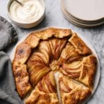 Rustic Apple Galette with Vanilla Glaze Recipe