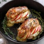 Apple and Brie Stuffed Chicken Breast with Maple Glaze Recipe
