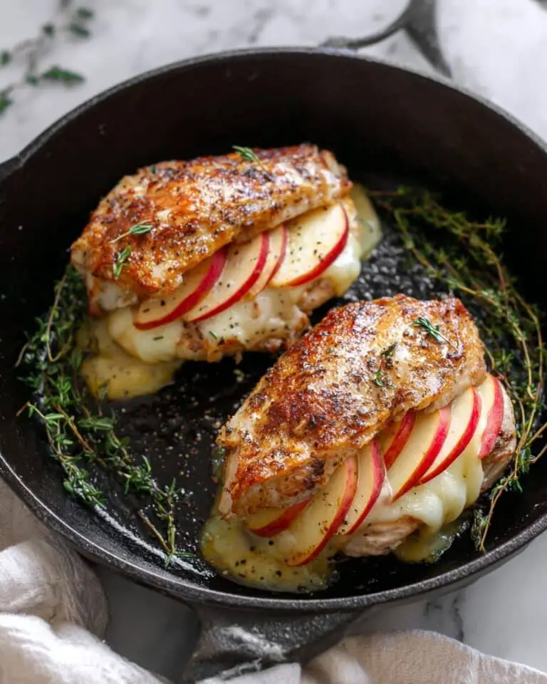 Apple and Brie Stuffed Chicken Breast with Maple Glaze Recipe