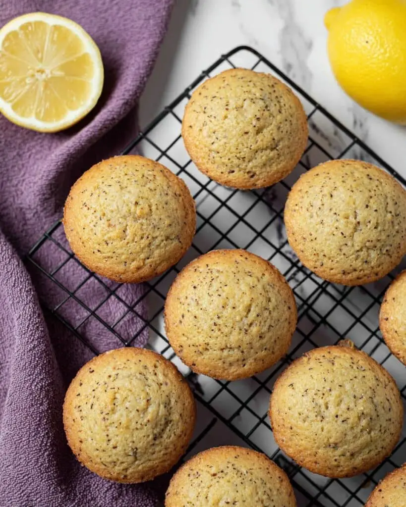 Lemon Chia Oat Muffins (Gluten-Free, Dairy-Free, Flourless) Recipe