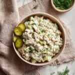 High-Protein Dill Pickle Chicken Salad Recipe
