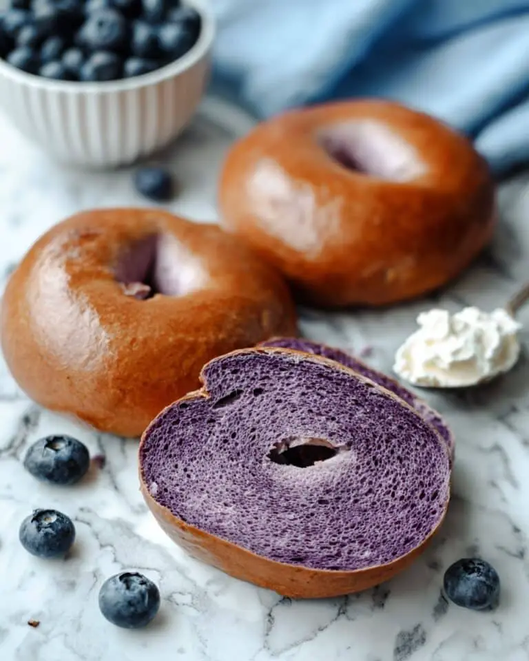 Sourdough Blueberry Bagels Recipe