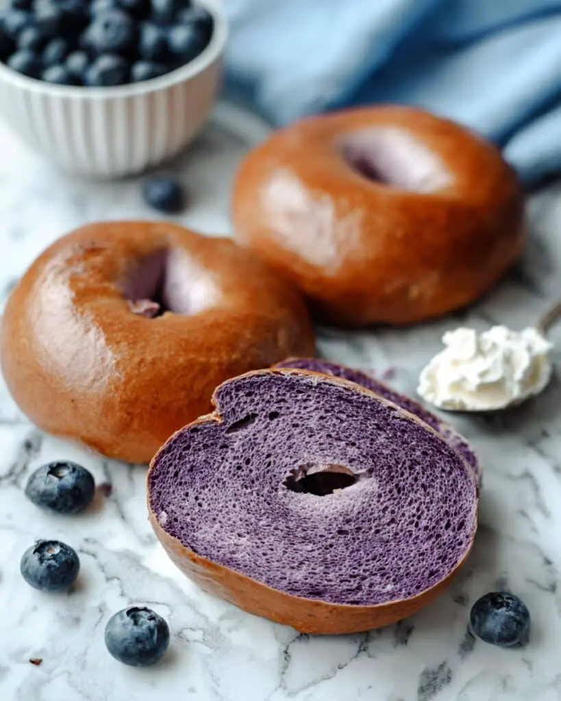 Sourdough Blueberry Bagels Recipe