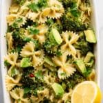 Roasted Broccoli Avocado Pasta Recipe