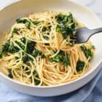 Kale Pasta with Lemon and Parmesan Recipe