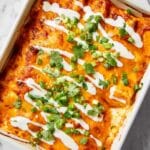 Buffalo Chicken Enchiladas Recipe